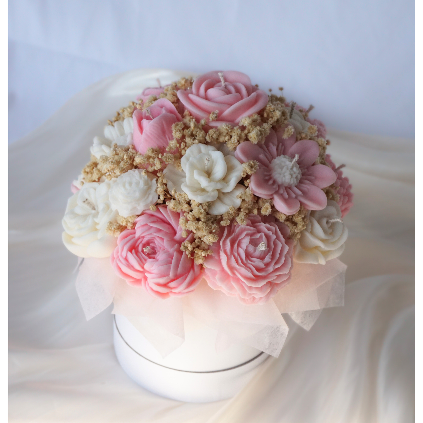 Kerzenstraus Rose