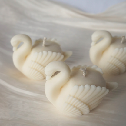Schwan Kerze