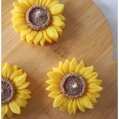 Sonnenblumen Kerzen - Set