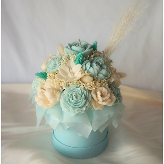 Kerzenstrauß Aqua Luxe