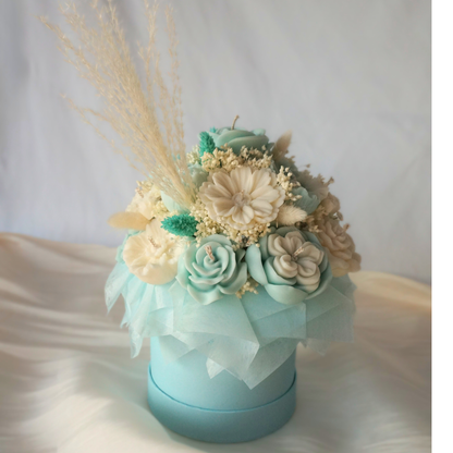 Kerzenstrauß Aqua Luxe