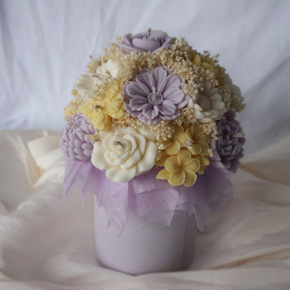 Kerzenstrauß Lavender Sun "Shimmer"