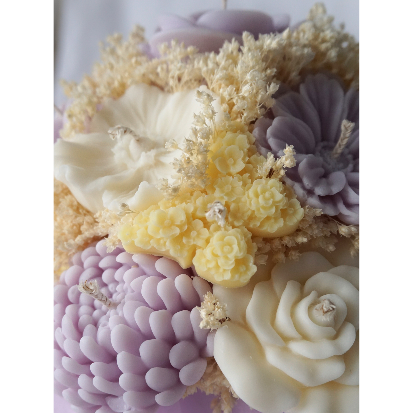 Kerzenstrauß Lavender Sun "Shimmer"