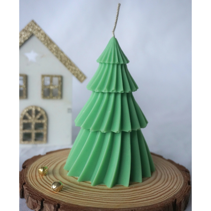 Gefächerte Tannenbaum Kerze "Duftend"