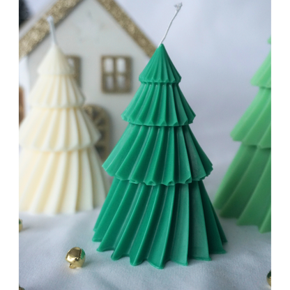 Gefächerte Tannenbaum Kerze "Duftend"