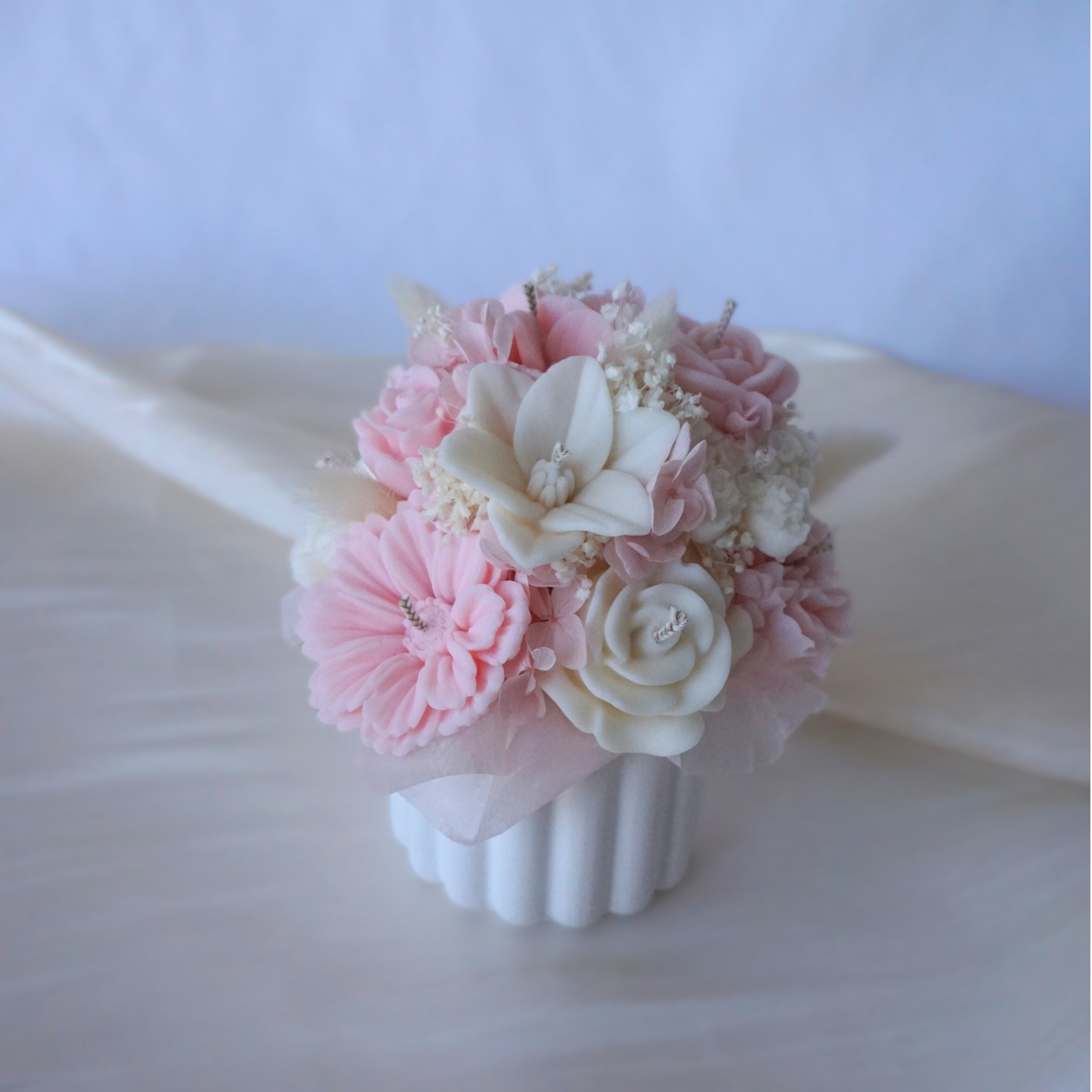 Kerzenstrauß petite Bell Rose