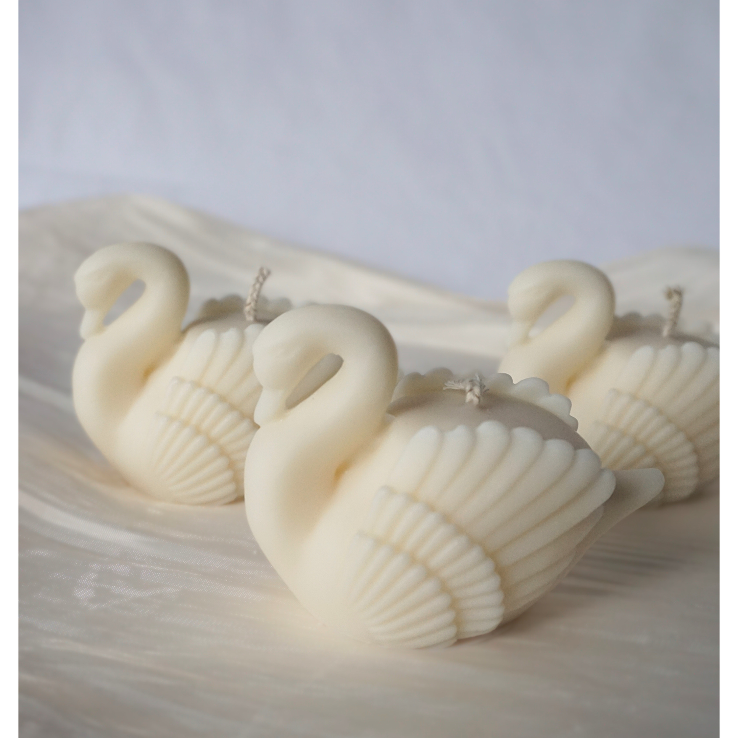 Schwan Kerze