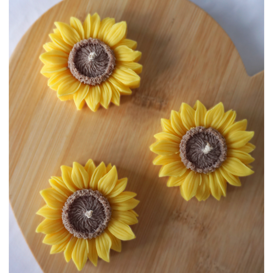 Sonnenblumen Kerzen - Set