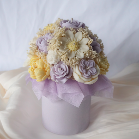 Kerzenstrauß Lavender Sun "Shimmer"