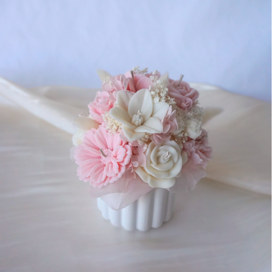 Kerzenstrauß petite Bell Rose