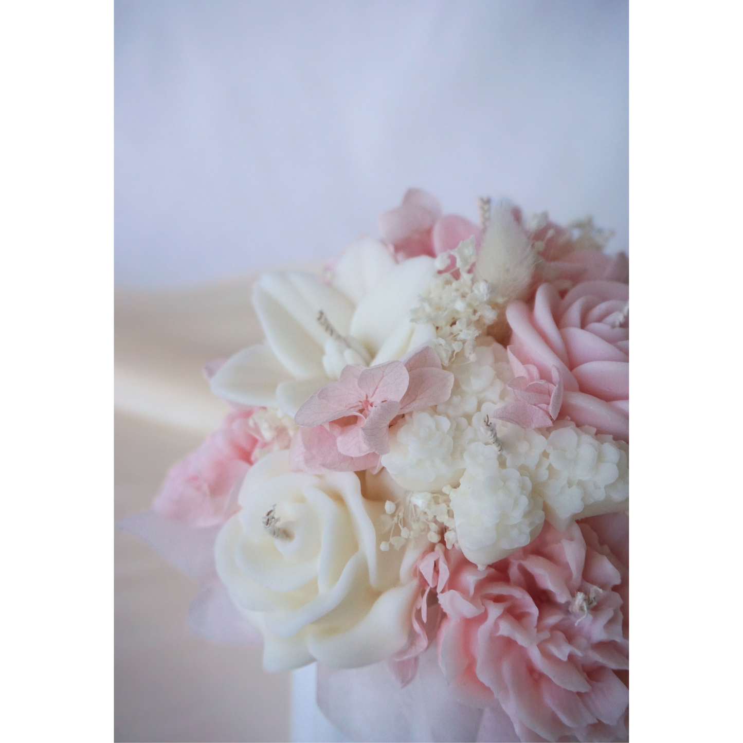 Kerzenstrauß petite Bell Rose