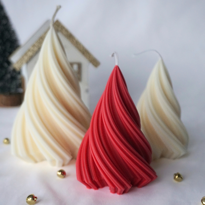 Swirl Tannenbaum Kerze