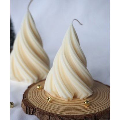 Swirl Tannenbaum Kerze